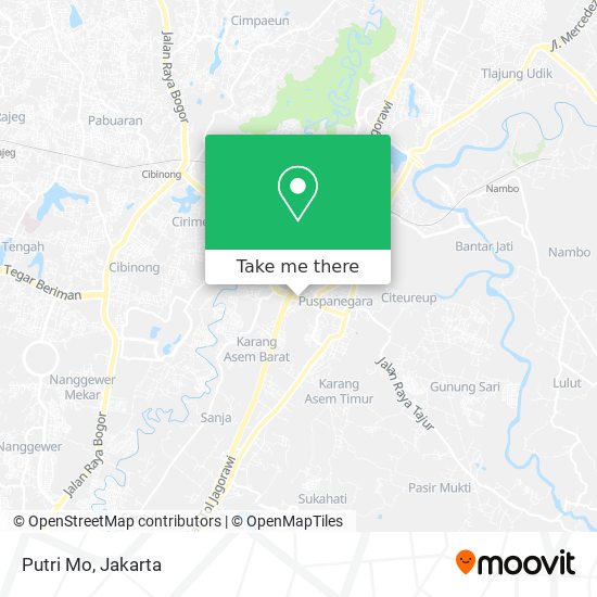 Putri Mo map