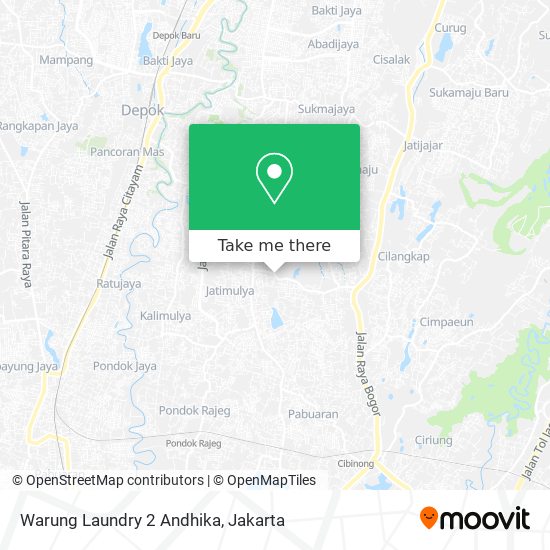 Warung Laundry 2 Andhika map