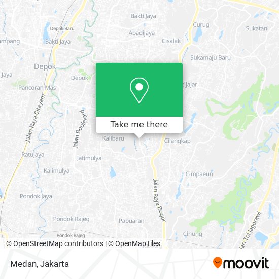 Medan map