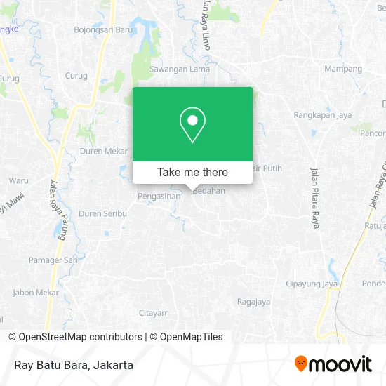 Ray Batu Bara map