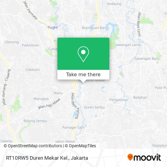 RT10RW5 Duren Mekar Kel. map