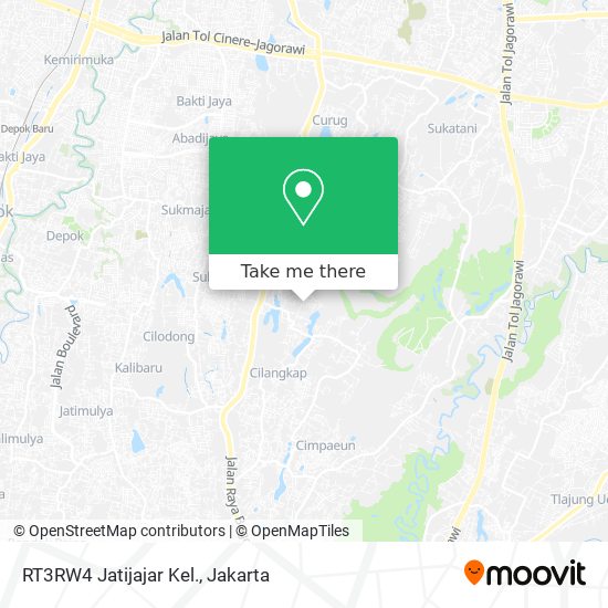 RT3RW4 Jatijajar Kel. map