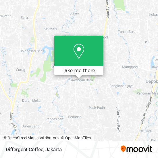 Differgent Coffee map