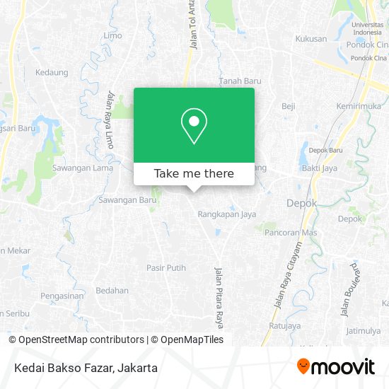 Kedai Bakso Fazar map