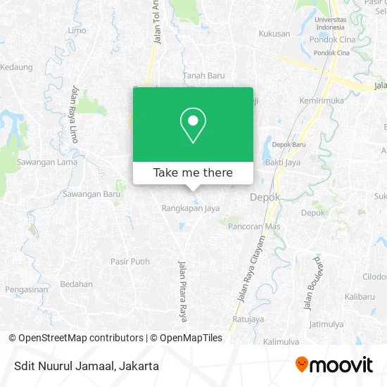 Sdit Nuurul Jamaal map