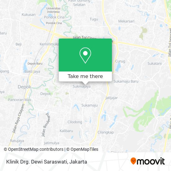 Klinik Drg. Dewi Saraswati map