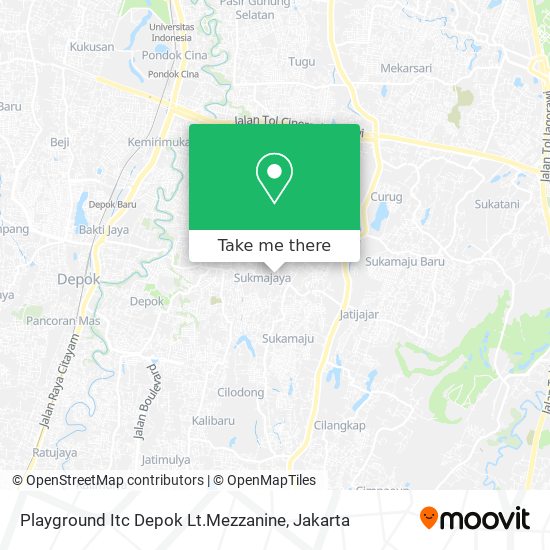 Playground Itc Depok Lt.Mezzanine map