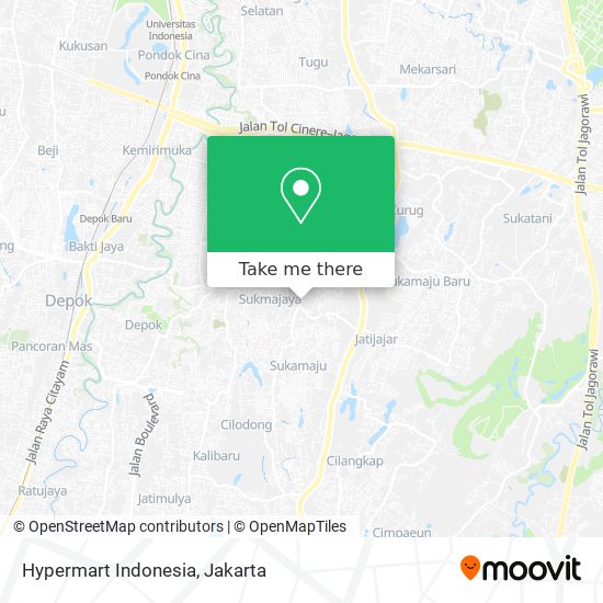 Hypermart Indonesia map