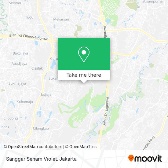 Sanggar Senam Violet map