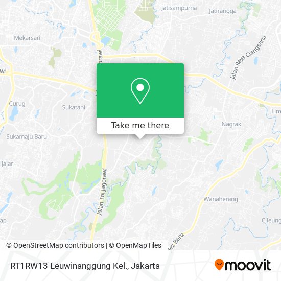 RT1RW13 Leuwinanggung Kel. map