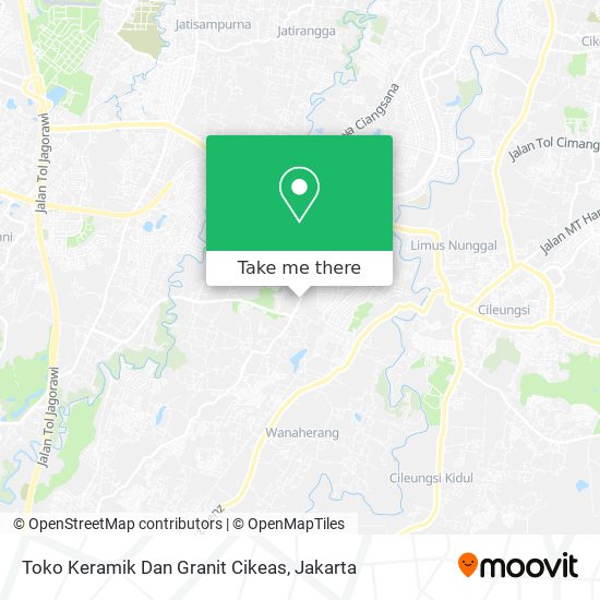 Toko Keramik Dan Granit Cikeas map