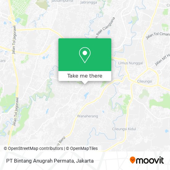 PT Bintang Anugrah Permata map