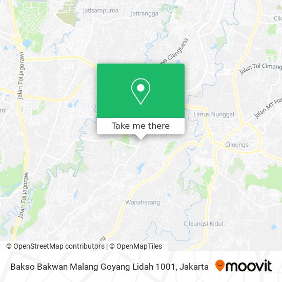 Bakso Bakwan Malang Goyang Lidah 1001 map