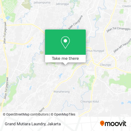 Grand Mutiara Laundry map