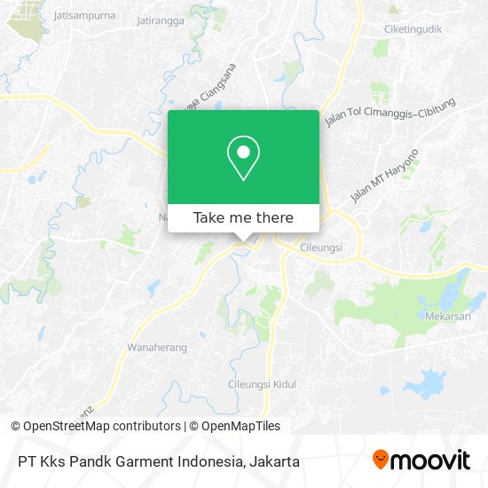 PT Kks Pandk Garment Indonesia map