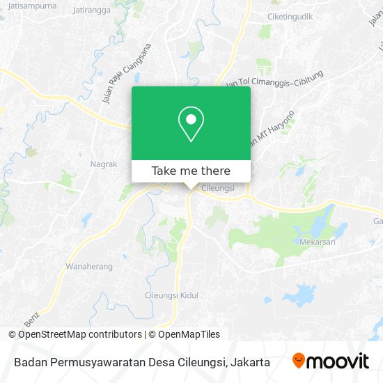 Badan Permusyawaratan Desa Cileungsi map