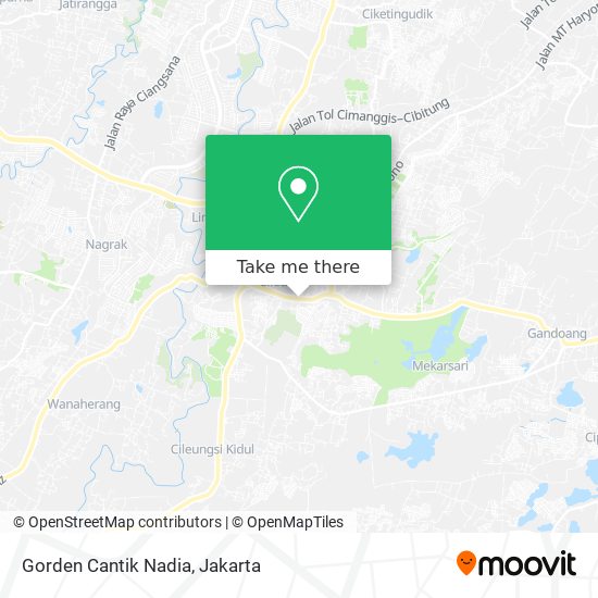 Gorden Cantik Nadia map