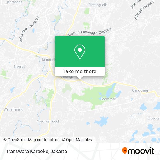 Transwara Karaoke map