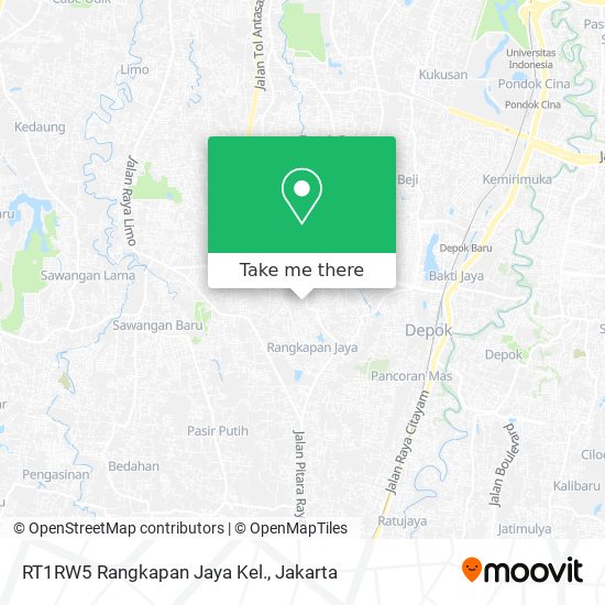 RT1RW5 Rangkapan Jaya Kel. map