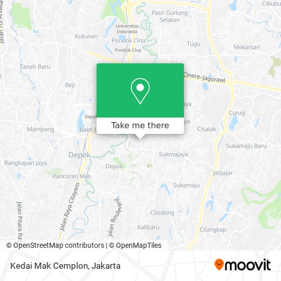 Kedai Mak Cemplon map