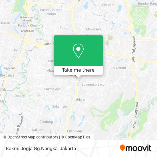 Bakmi Jogja Gg.Nangka map