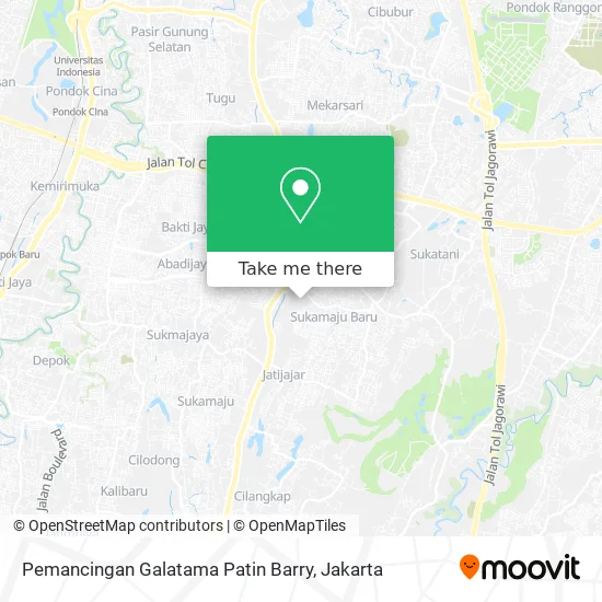 Pemancingan Galatama Patin Barry map