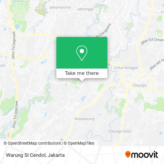 Warung Si Cendol map