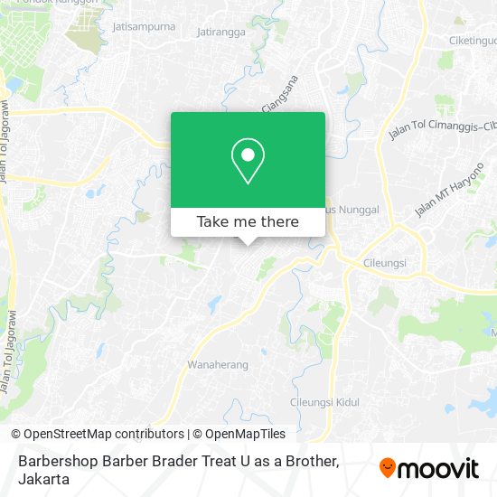 Barbershop Barber Brader Treat U as a Brother map