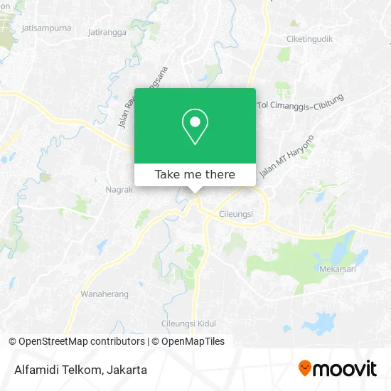 Alfamidi Telkom map