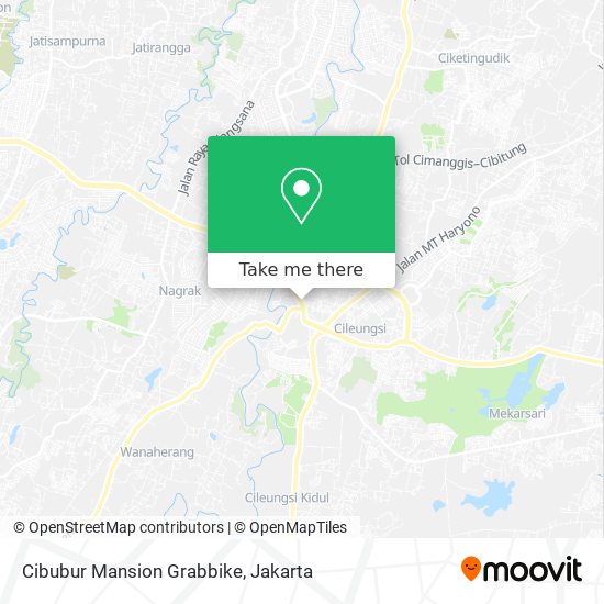 Cibubur Mansion Grabbike map