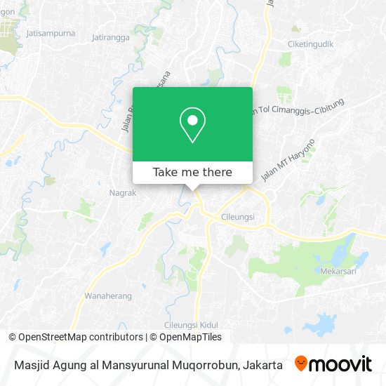 Masjid Agung al Mansyurunal Muqorrobun map