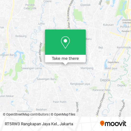 RT5RW3 Rangkapan Jaya Kel. map