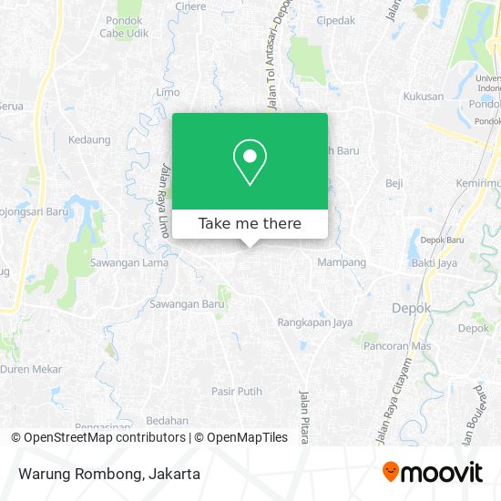 Warung Rombong map