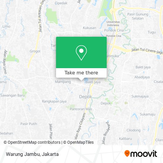 Warung Jambu map