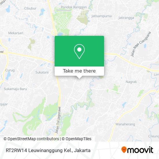 RT2RW14 Leuwinanggung Kel. map