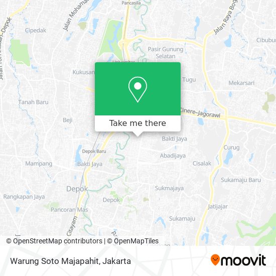 Warung Soto Majapahit map