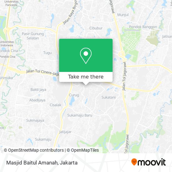 Masjid Baitul Amanah map