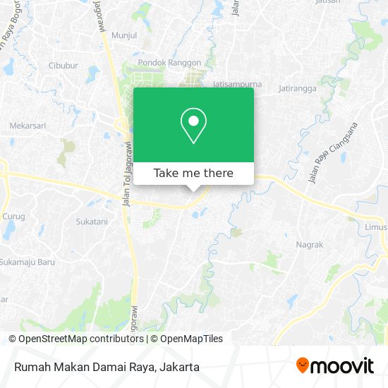 Rumah Makan Damai Raya map