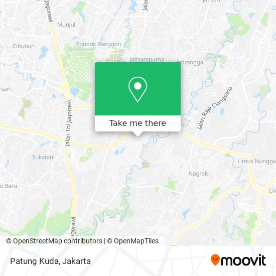 Patung Kuda map