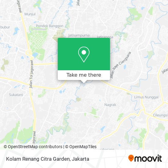 Kolam Renang Citra Garden map