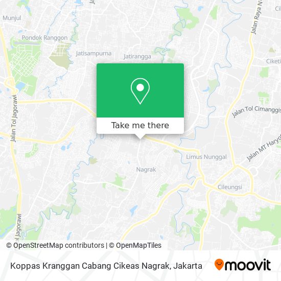 Koppas Kranggan Cabang Cikeas Nagrak map