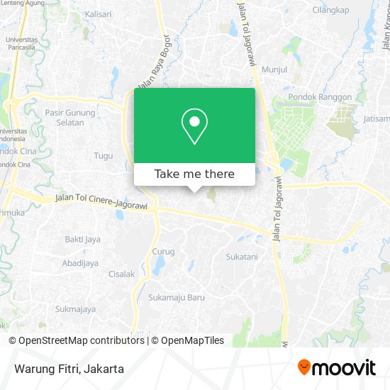 Warung Fitri map