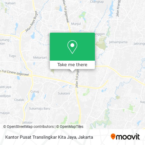 Kantor Pusat Translingkar Kita Jaya map