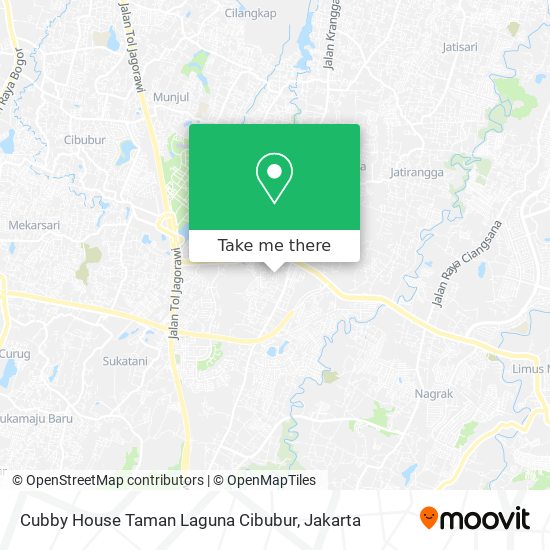 Cubby House Taman Laguna Cibubur map