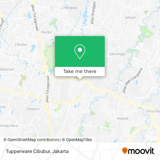 Tupperware Cibubur map
