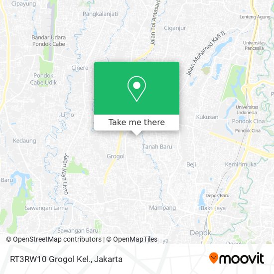 RT3RW10 Grogol Kel. map