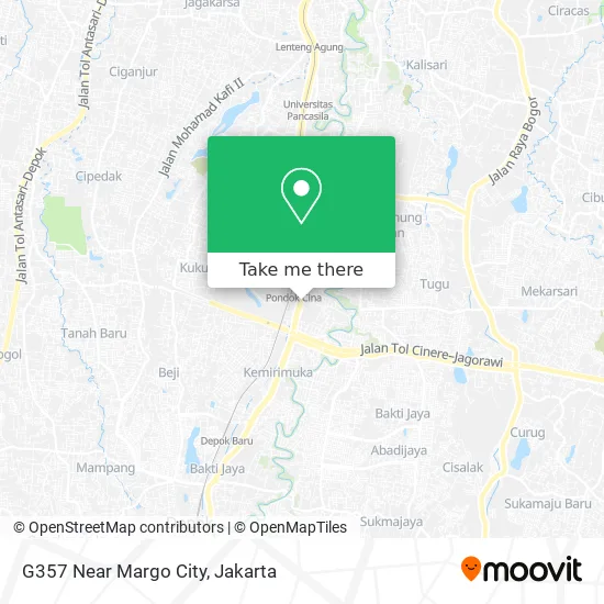 G357 Near Margo City map
