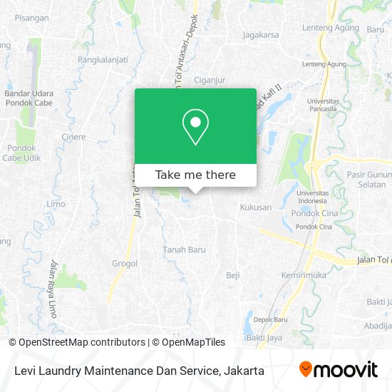 Levi Laundry Maintenance Dan Service map