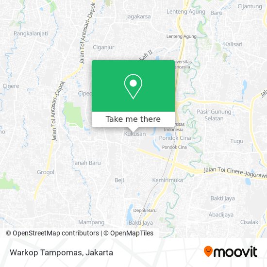 Warkop Tampomas map