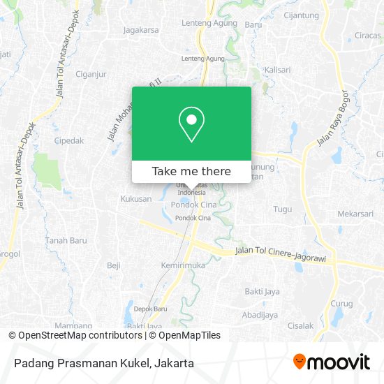 Padang Prasmanan Kukel map